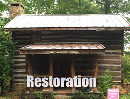 Historic Log Cabin Restoration  Taylor County, Georgia